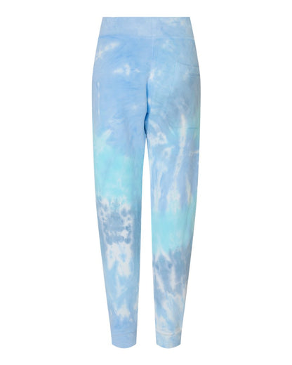 Colortone Tie-Dyed Joggers 8999 #color_Lagoon