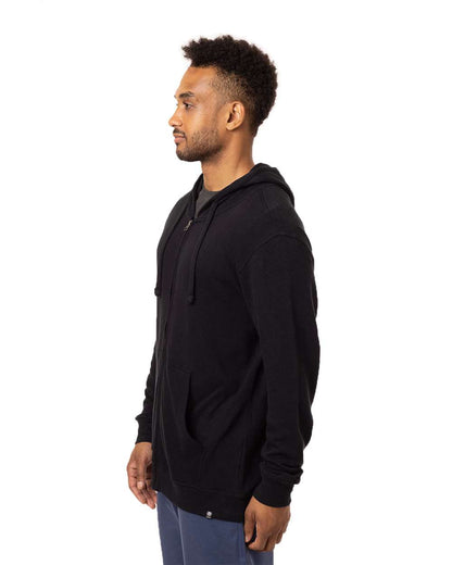 econscious Unisex Hemp Hero Full-Zip Hooded Sweatshirt EC5980 #colormdl_Washed Black