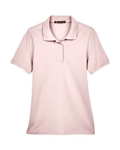 Harriton Women's Easy Blend Polo M265W #color_Blush