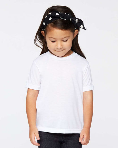 SubliVie Toddler Polyester Sublimation Tee 1310 #colormdl_White