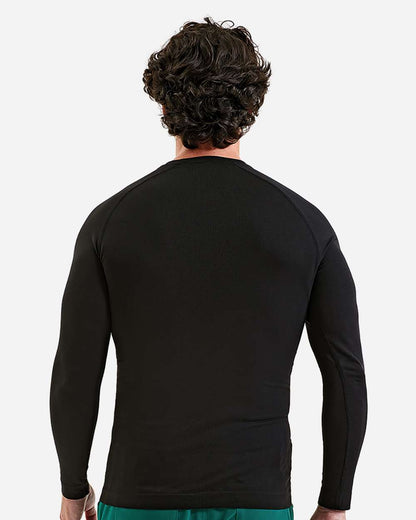 Onna Men's Unstoppable Fresh Long Sleeve Underscrub Base Layer NN270 #colormdl_Black