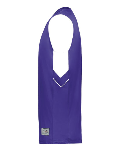 Augusta Sportswear Youth Alley-Oop Reversible Jersey 1167 #color_Purple/ White