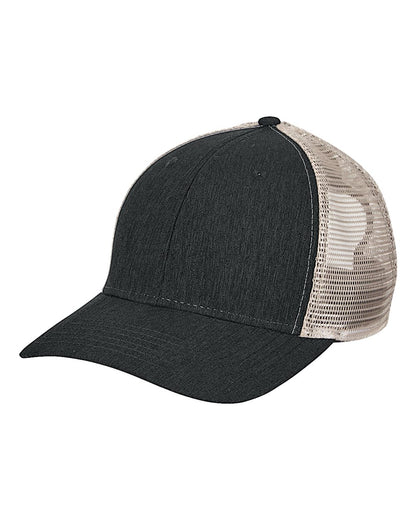Big Accessories Sport Trucker Cap BA540 #color_Black/ Tan