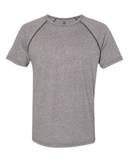 Next Level Mock Twist Raglan T-Shirt 2050 #color_Heather Grey