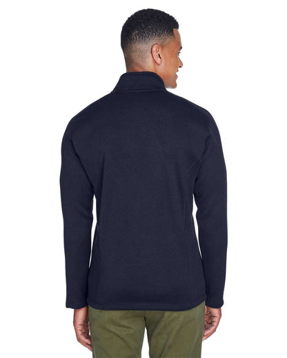 Devon & Jones Men's Bristol Full-Zip Sweater Fleece Jacket DG793 #colormdl_Navy