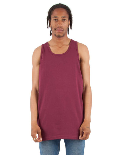Shaka Wear Unisex Active Tank SHTANK #colormdl_Burgundy
