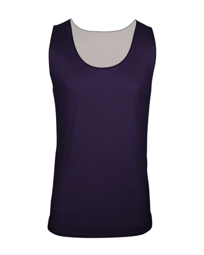 C2 Sport Reversible Mesh Tank 5729 #color_Purple/ White