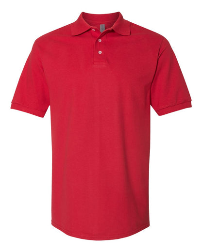 JERZEES Men's 100% Ring-Spun Cotton Piqué Polo 443M #color_True Red