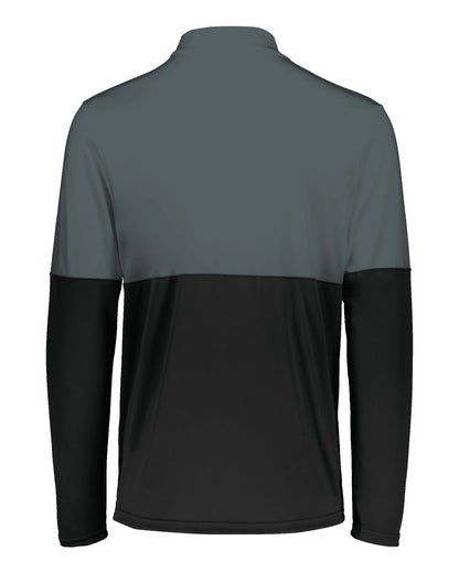 Holloway Youth Momentum Team Quarter-Zip Pullover 223600 #color_Black/ Iron
