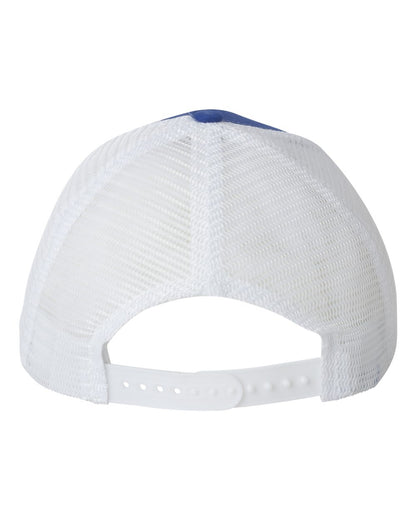 Valucap Mesh-Back Twill Trucker Cap VC400 #color_Royal/ White