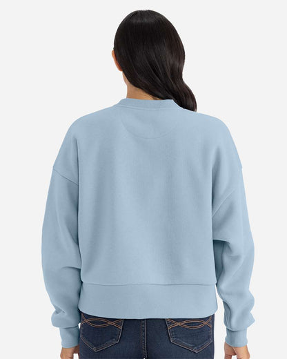 Next Level Women's Heavyweight Crewneck Sweatshirt 9087 #colormdl_Stonewash Denim