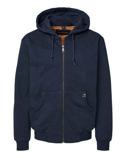 DRI DUCK Crossfire Heavyweight Power Fleece Hooded Jacket with Thermal Lining Tall Sizes 7033T #color_Navy