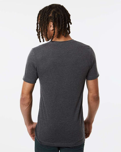 Tultex Combed CVC T-Shirt 602CVC #colormdl_Heather Dark Grey