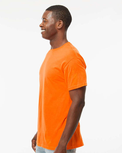 M&O Men's Gold Soft Touch T-Shirt 4800 #colormdl_Safety Orange