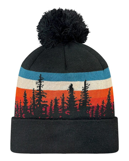 LOCALE Grand Recycled Beanie GRNDSR #color_Lodgepole/ Black