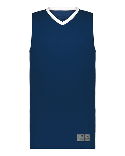 Augusta Sportswear Match-Up Basketball Jersey 6886 #color_Navy/ White