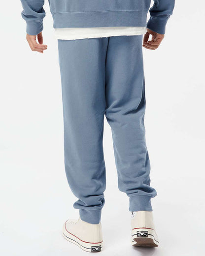 Independent Trading Co. Unisex Pigment-Dyed Fleece Sweatpants PRM50PTPD #colormdl_Pigment Slate Blue