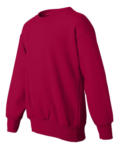 Hanes Youth EcoSmart® Crewneck Sweatshirt P360 #color_Deep Red