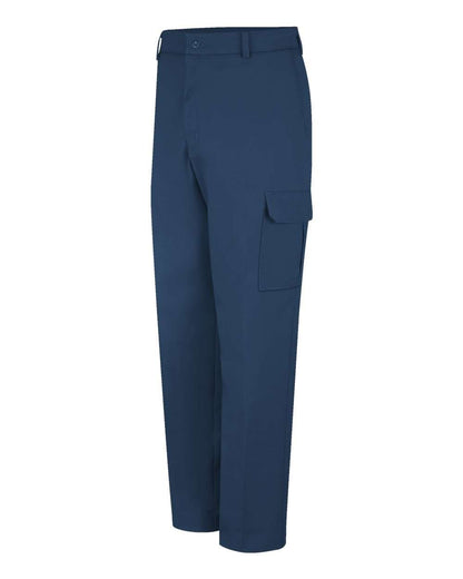 Red Kap Men's Odd Sizes Industrial Cargo Pants PT88ODD #color_Navy - 37 Unhemmed