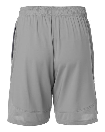Under Armour Men's Tech Vent 9" Shorts 6005528 #color_Mod Grey/ Black