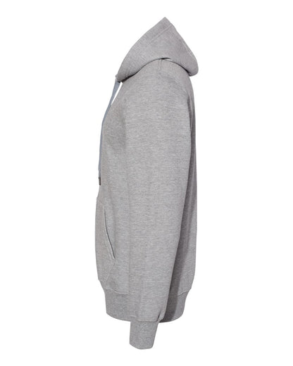 Russell Athletic Unisex Cotton Rich Fleece Hooded Sweatshirt 82ONSM #color_Medium Grey Heather