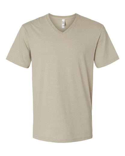 American Apparel CVC V-Neck Tee 2006CVC #color_Heather Khaki