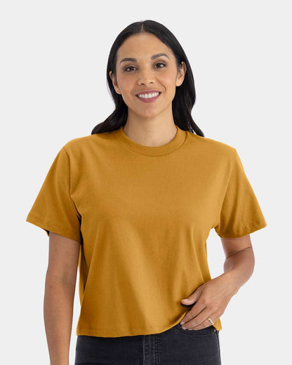 Next Level Women's Heavyweight Boxy T-Shirt 7610 #colormdl_Antique Gold