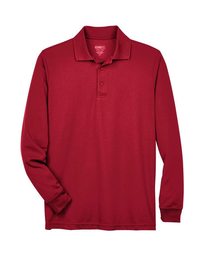 CORE365 Men's Pinnacle Performance Long Sleeve Piqué Polo 88192 #color_Classic Red