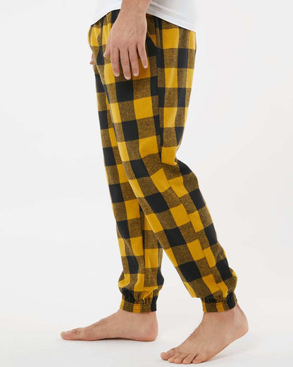 Burnside Flannel Jogger 8810 #colormdl_Gold/ Black