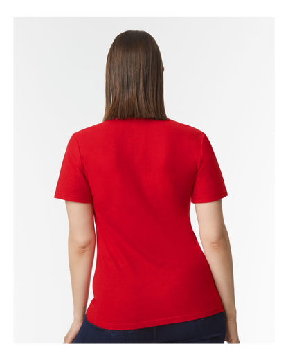 Gildan Women's Softstyle® Pique Polo 64800L #colormdl_Red
