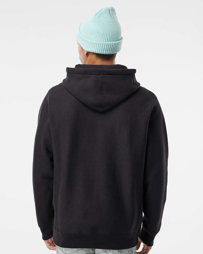 Independent Trading Co. Unisex Legend Premium Heavyweight Cross-Grain Hooded Sweatshirt IND5000P #colormdl_Black