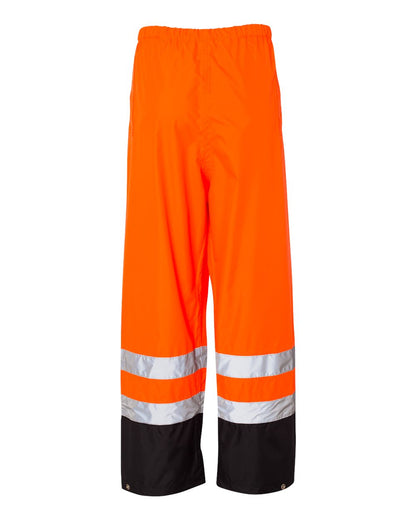 Kishigo Unisex Storm Cover Waterproof Rain Pants RWP102-103 #color_Orange