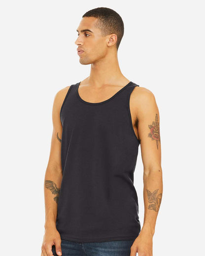 BELLA + CANVAS Jersey Tank 3480 #colormdl_Dark Grey