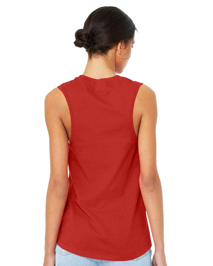 BELLA + CANVAS Women's Jersey Muscle Tank 6003 #colormdl_Red