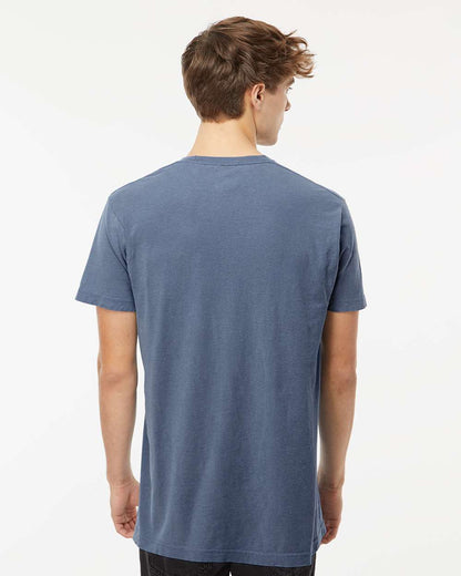M&O Unisex Vintage Garment-Dyed T-Shirt 6500M #colormdl_Blue Jean