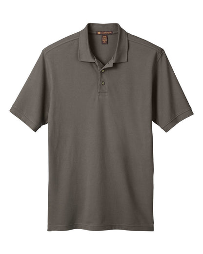 Harriton Men's Pique Polo M200 #color_Charcoal