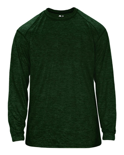 Badger Tonal Blend Long Sleeve T-Shirt 4174 #color_Forest Tonal Blend