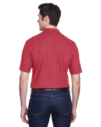 UltraClub Men's Whisper Piqué Polo 8540 #colormdl_Cardinal