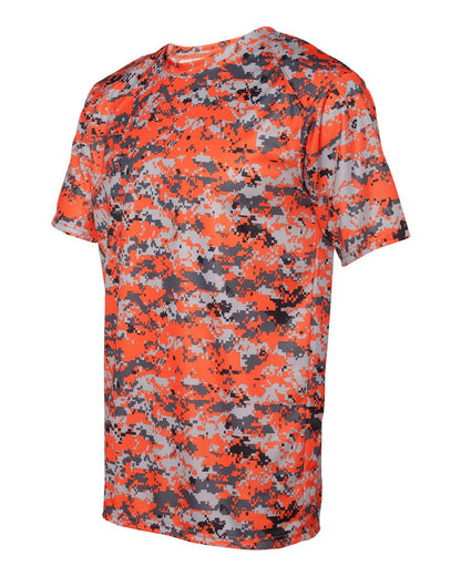 Badger Digital Camo T-Shirt 4180 #color_Burnt Orange Digital