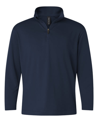 AllPro Youth Pro-Lock Performance Quarter-Zip Pullover 41870Y #color_Navy