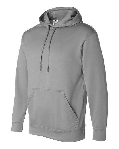 Augusta Sportswear Wicking Fleece Hooded Sweatshirt 5505 #color_Athletic Grey