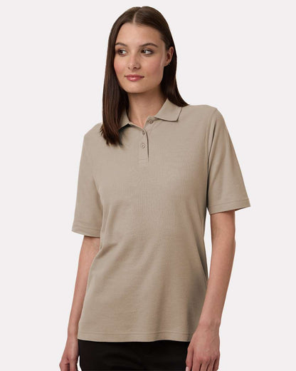 Harriton Women's Maverick CVC Pique Polo M105W #colormdl_Khaki