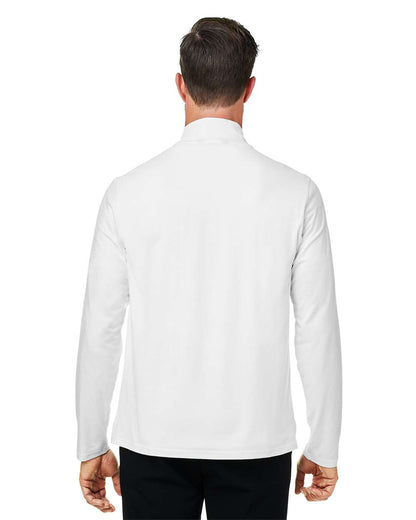 Devon & Jones Men's Raleigh Stretch Quarter-Zip Pullover DG425 #colormdl_White