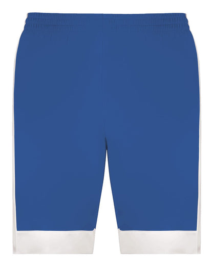 Augusta Sportswear Unisex Match-Up Basketball Shorts 6889 #color_Royal/ White