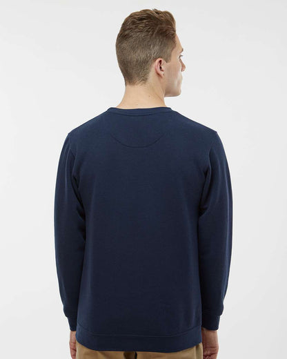 LAT Unisex Elevated Fleece Crewneck Sweatshirt 6925 #colormdl_Navy