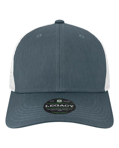 LEGACY Reclaim Mid-Pro Adjustable Cap REMPA #color_Eco Navy/ White