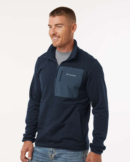 Columbia Men's Columbia Hike™ II Half-Zip Pullover 209760 #colormdl_Collegiate Navy/ Dark Mountain