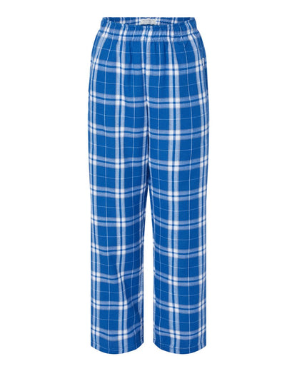 Boxercraft Youth Flannel Pants BY6624 #color_Royal/ Silver