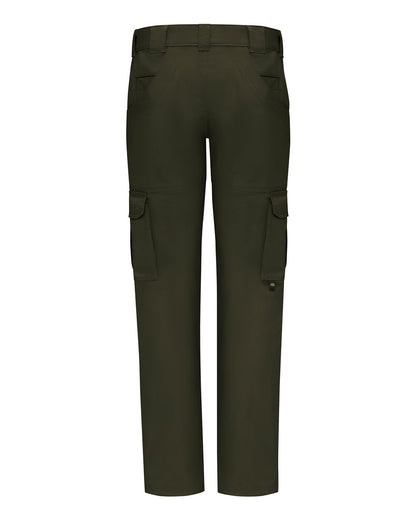 Dickies Women's Extended Sizes Tactical Pants FP78EXT #color_OD Green - 37 Unhemmed