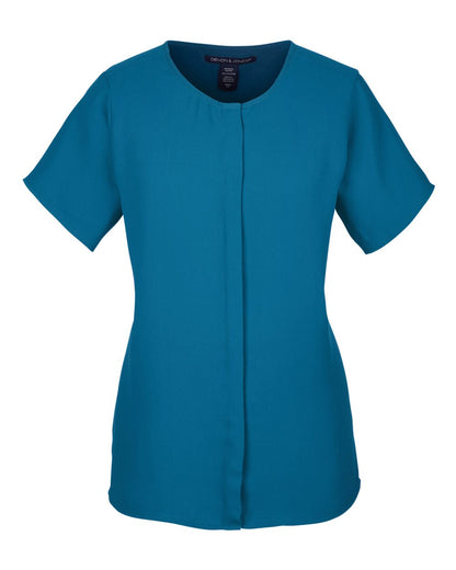 Devon & Jones Women's Perfect Fit™ Crepe Blouse DP612W #color_Dark Teal